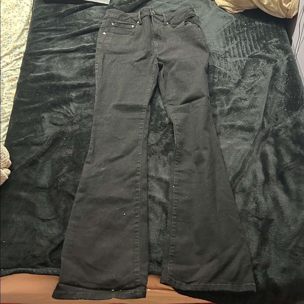 True Craft Black Flare & Wide Leg Jeans